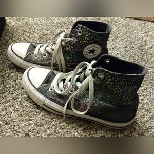 Starburst Converse hi-tops
